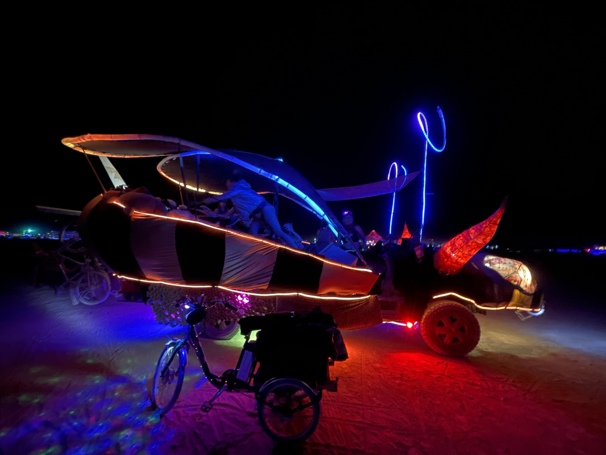 Mutant vehicle burning man